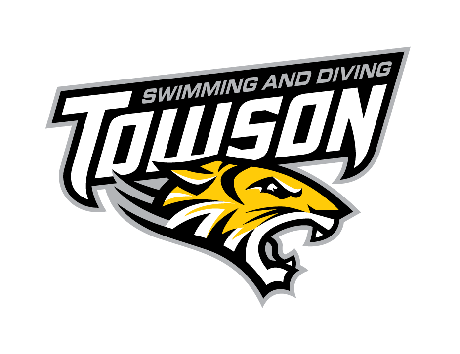 Towson Swimming and Diving Logo