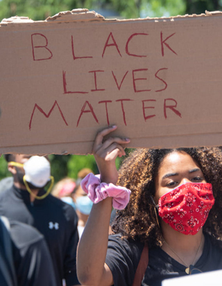 BLM march