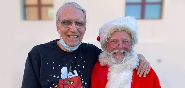 Dick Thompson and Santa