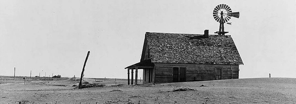 House in the dust bowl