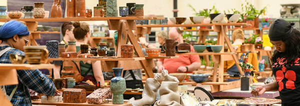 Towson pottery and art sale