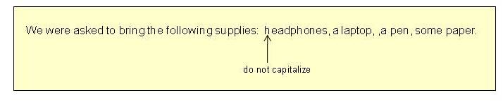 CAPITALIZATION RULES