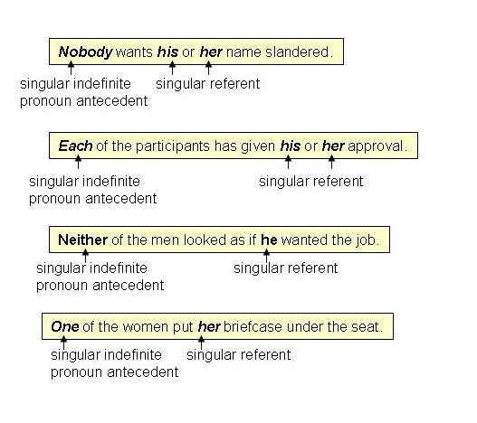 pronoun-antecedent-agreements