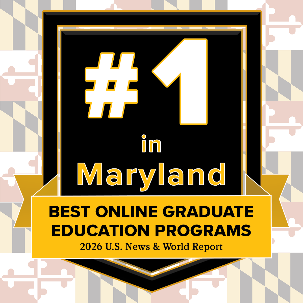no.1 in maryland badge