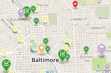 Baltimore city map