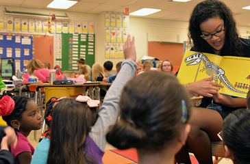 Students participating in Junior Achievement of Central Maryland