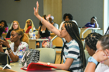 Students participating in Junior Achievement of Central Maryland