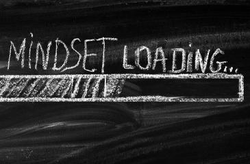 Loading bar with the title New Mindset Loading
