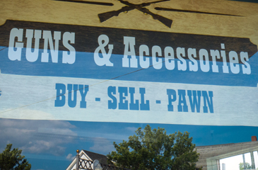 Pawn shop store front